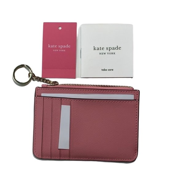 Kate Spade Laurel Way Bitsy Pink Cardholder Wallet - Picture 6 of 7
